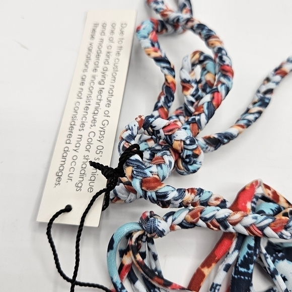 NWT Gypsy 05 Multi Aqua Bikini top only size small - Picture 4 of 9